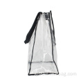 Black Tote Bag Approved Square Shopping PVC Tote Bag Factory